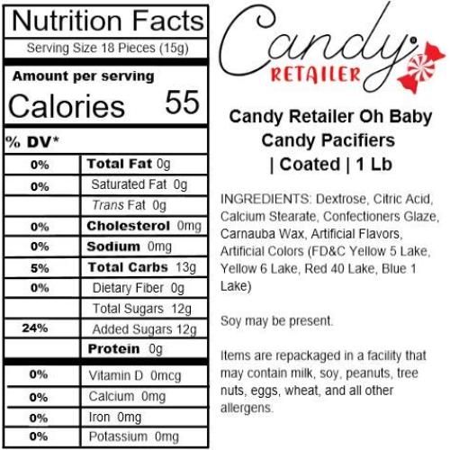 Chupetes de Dulce Oh Baby 0.45 Kg - Sabores Frutales