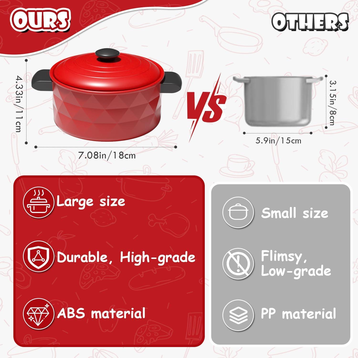 Conjunto de Cocina Infantil Lehoo Castle - 27x19cm - 3 a 8 años