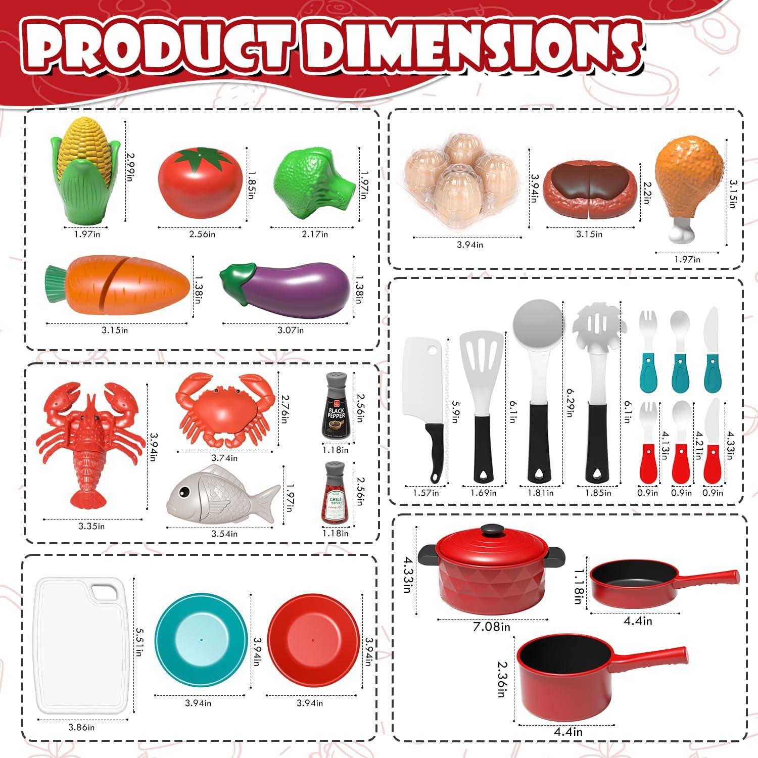 Conjunto de Cocina Infantil Lehoo Castle - 27x19cm - 3 a 8 años