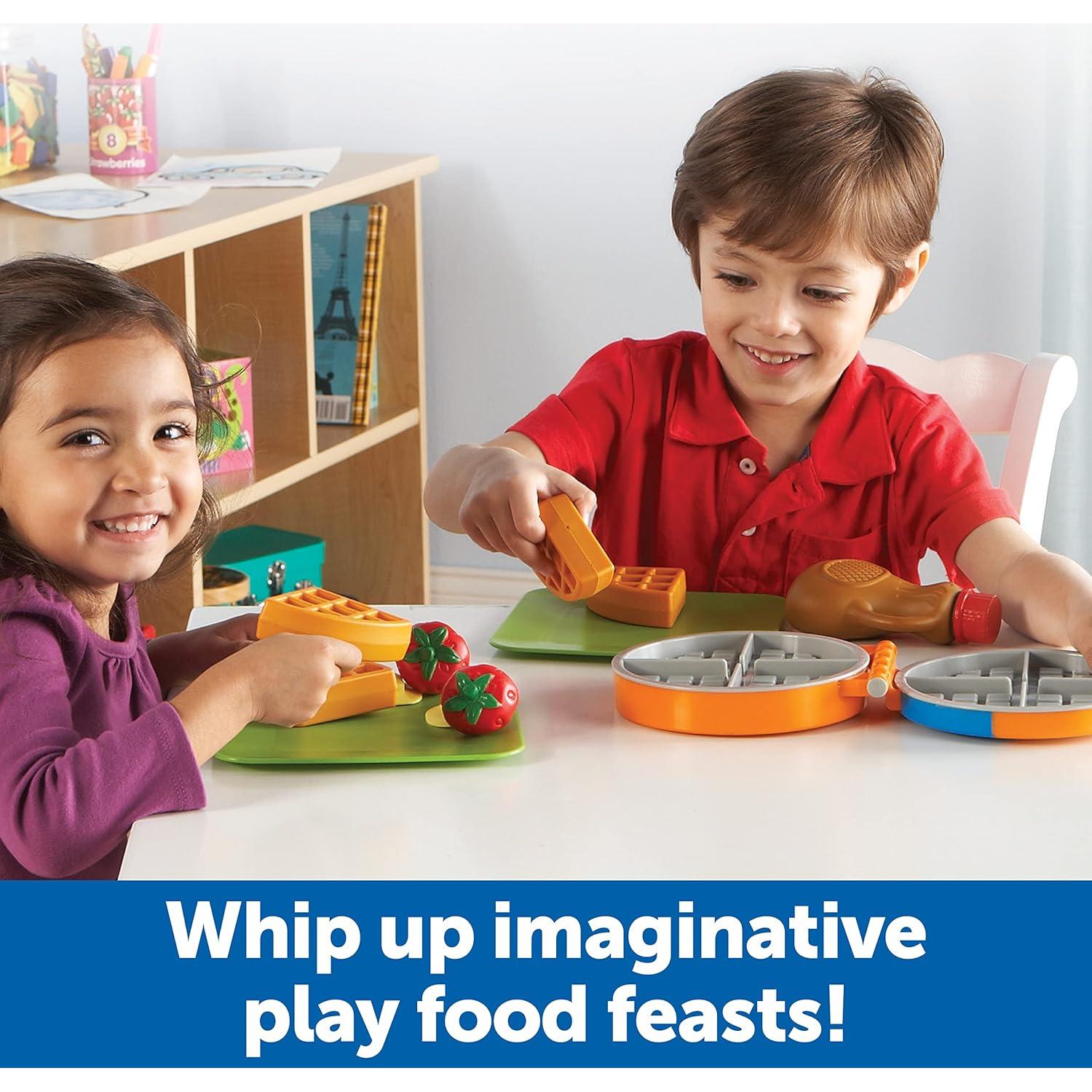 Juego de Comida Simulada Learning Resources Hora de Waffles 14 Piezas