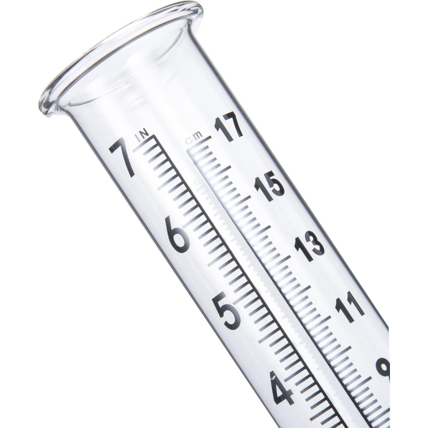 Medidor de Lluvia de Vidrio Cedmon 7" (17.8 cm) con Labio