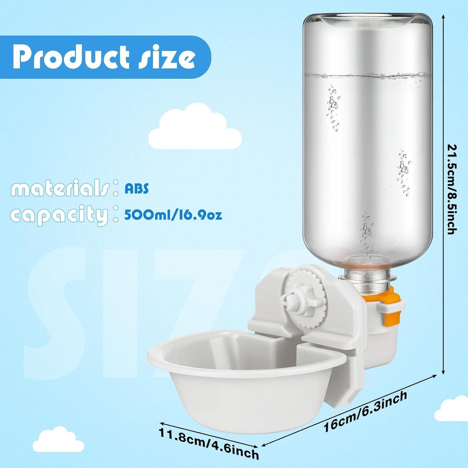 Botella de Agua Automática para Mascotas Riakrum 500ml