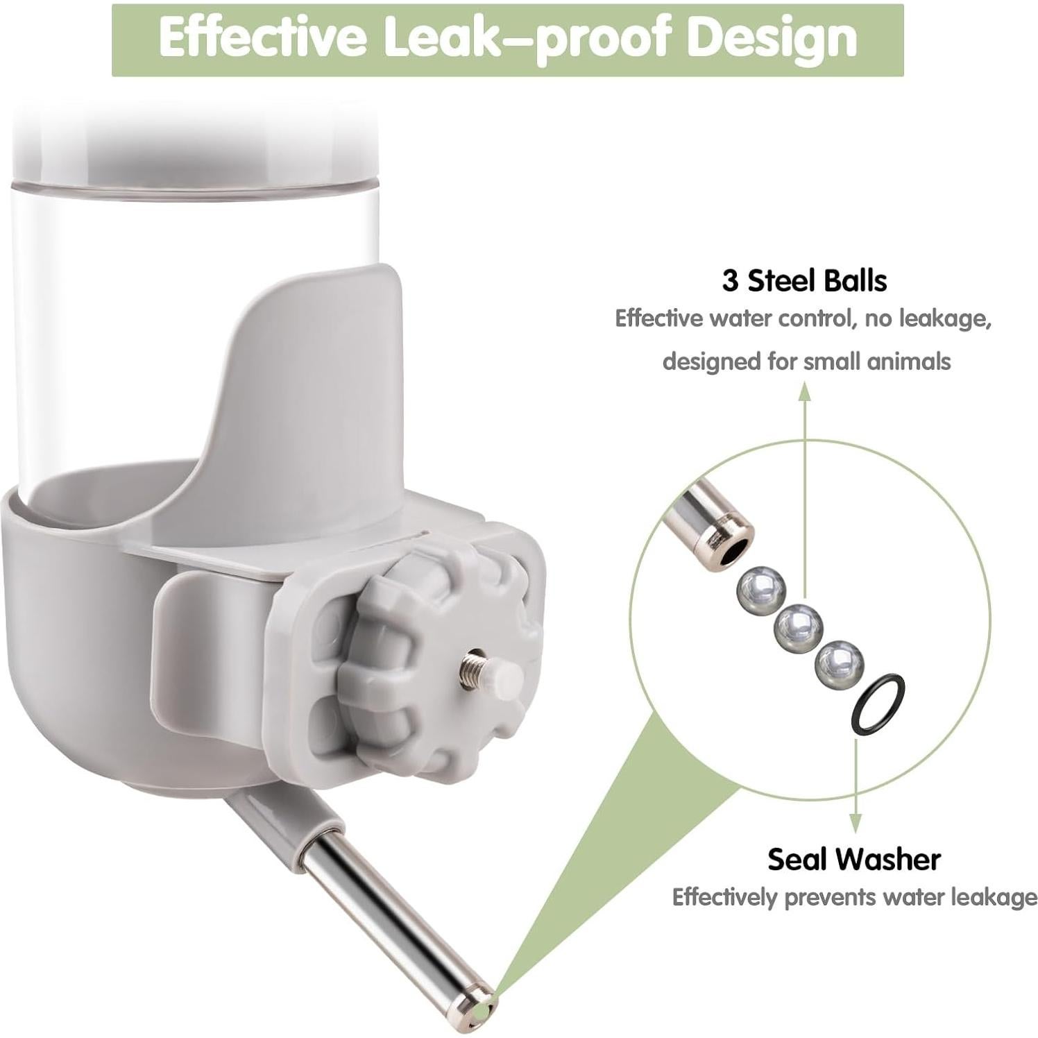 Botella de Agua Sin Goteo Depets 354 ml para Animales Pequeños