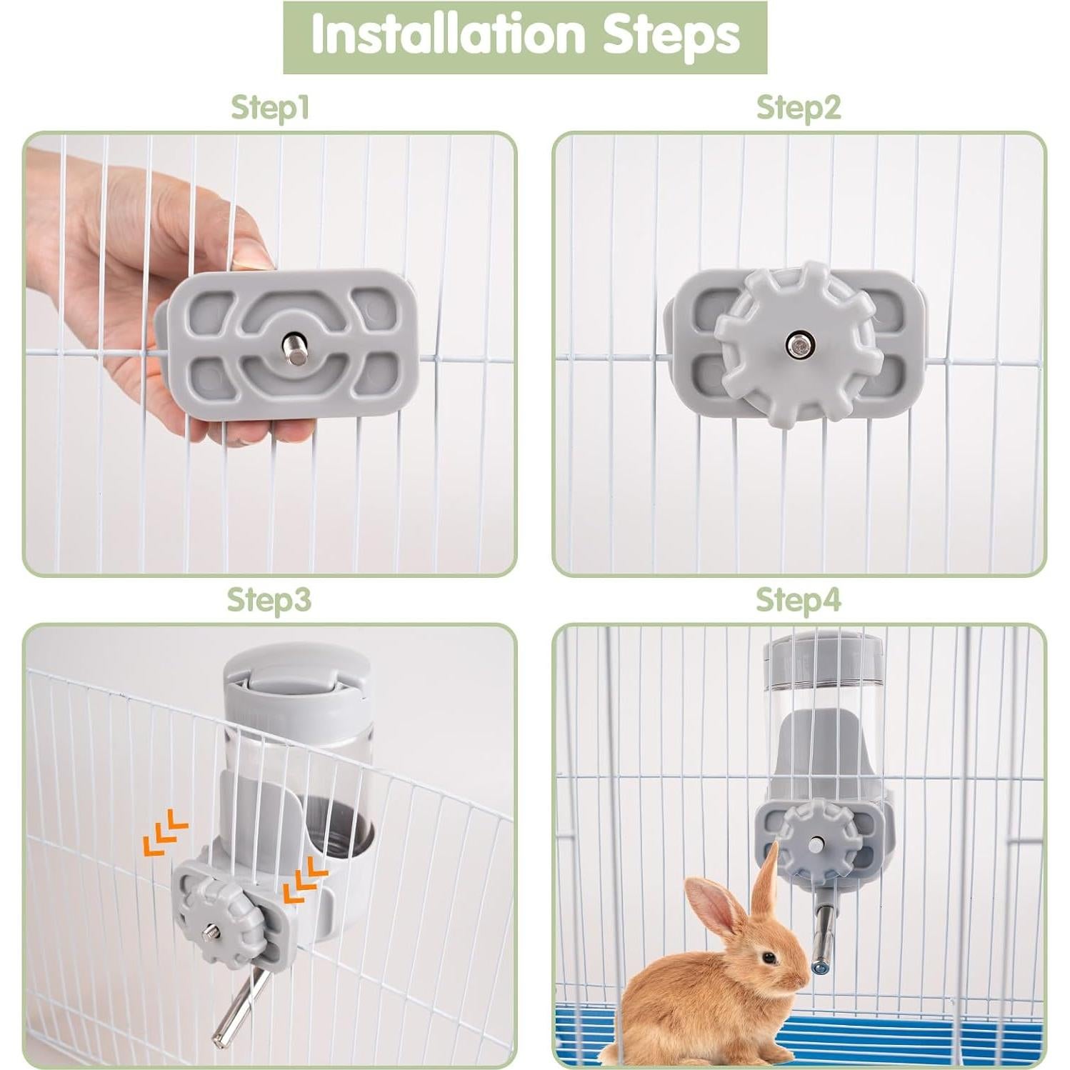 Botella de Agua Sin Goteo Depets 354 ml para Animales Pequeños