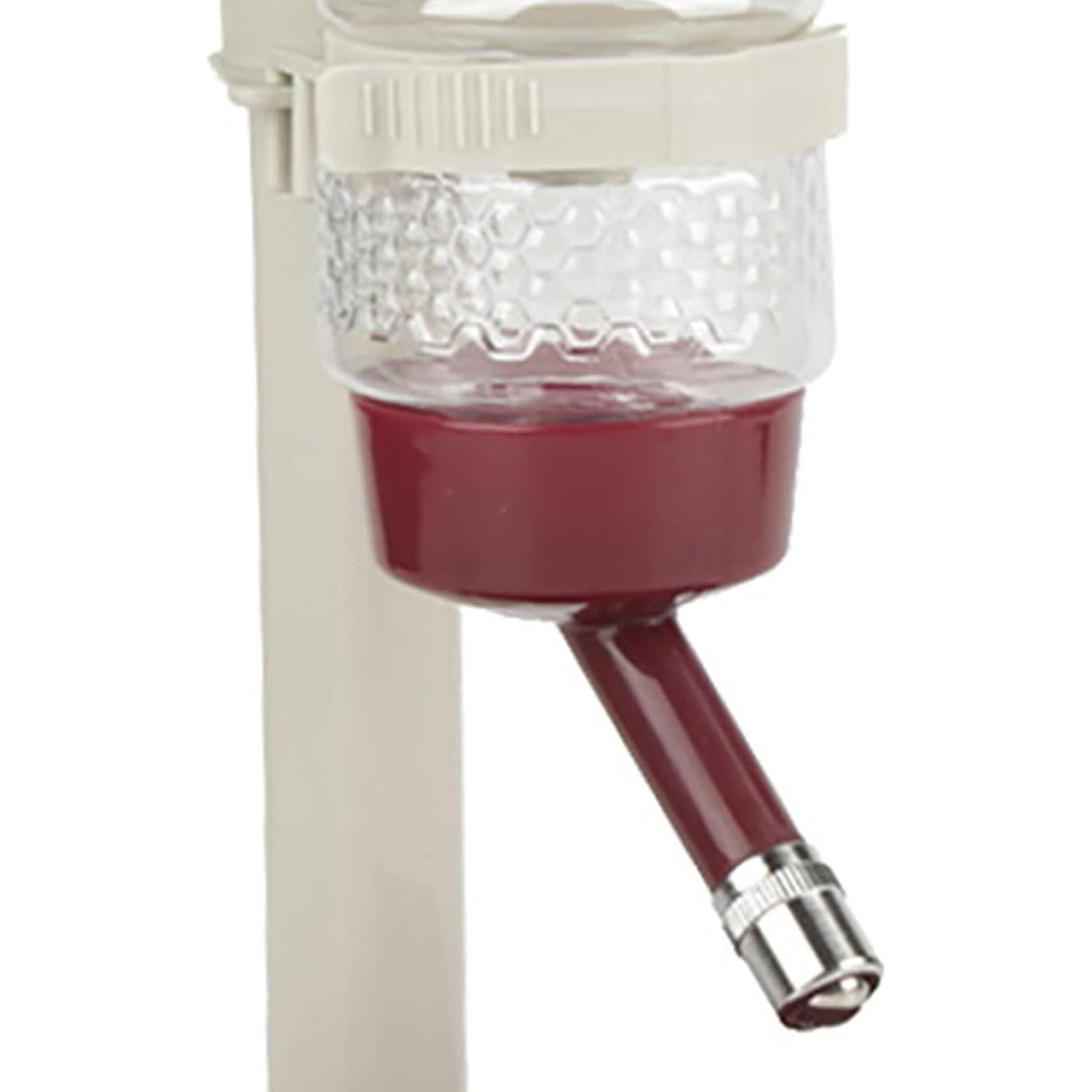 Dispensador de Agua para Mascotas Cyrank Ajustable 500ml Marrón