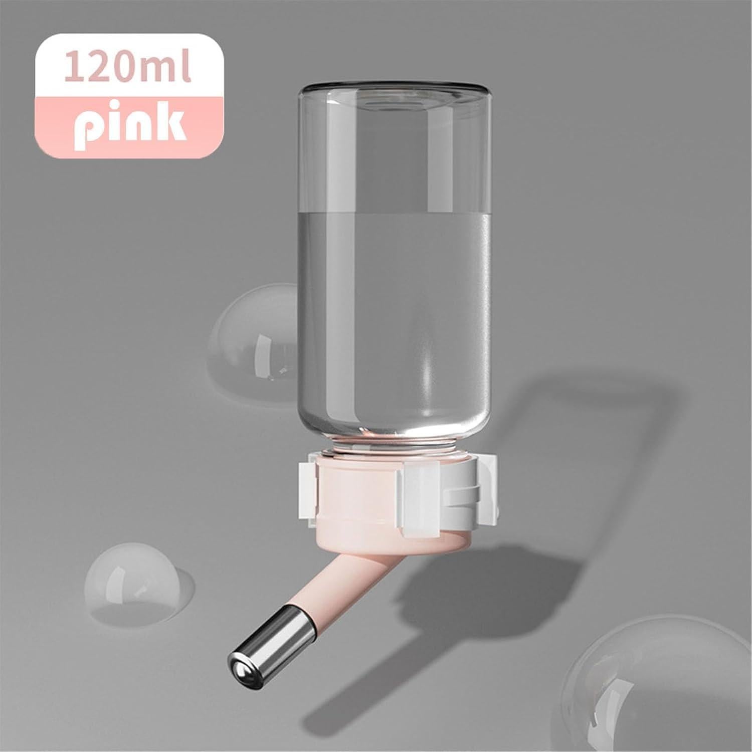 Botella de Agua Sin Goteo QUAZARA para Hámsters 115.7g Rosa