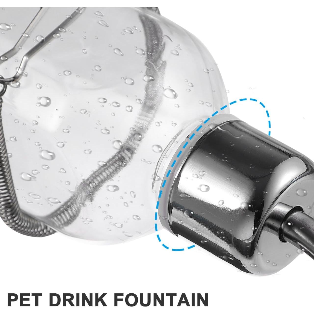 Botella de Agua para Mascotas POPETPOP 350 ml Sin Goteo