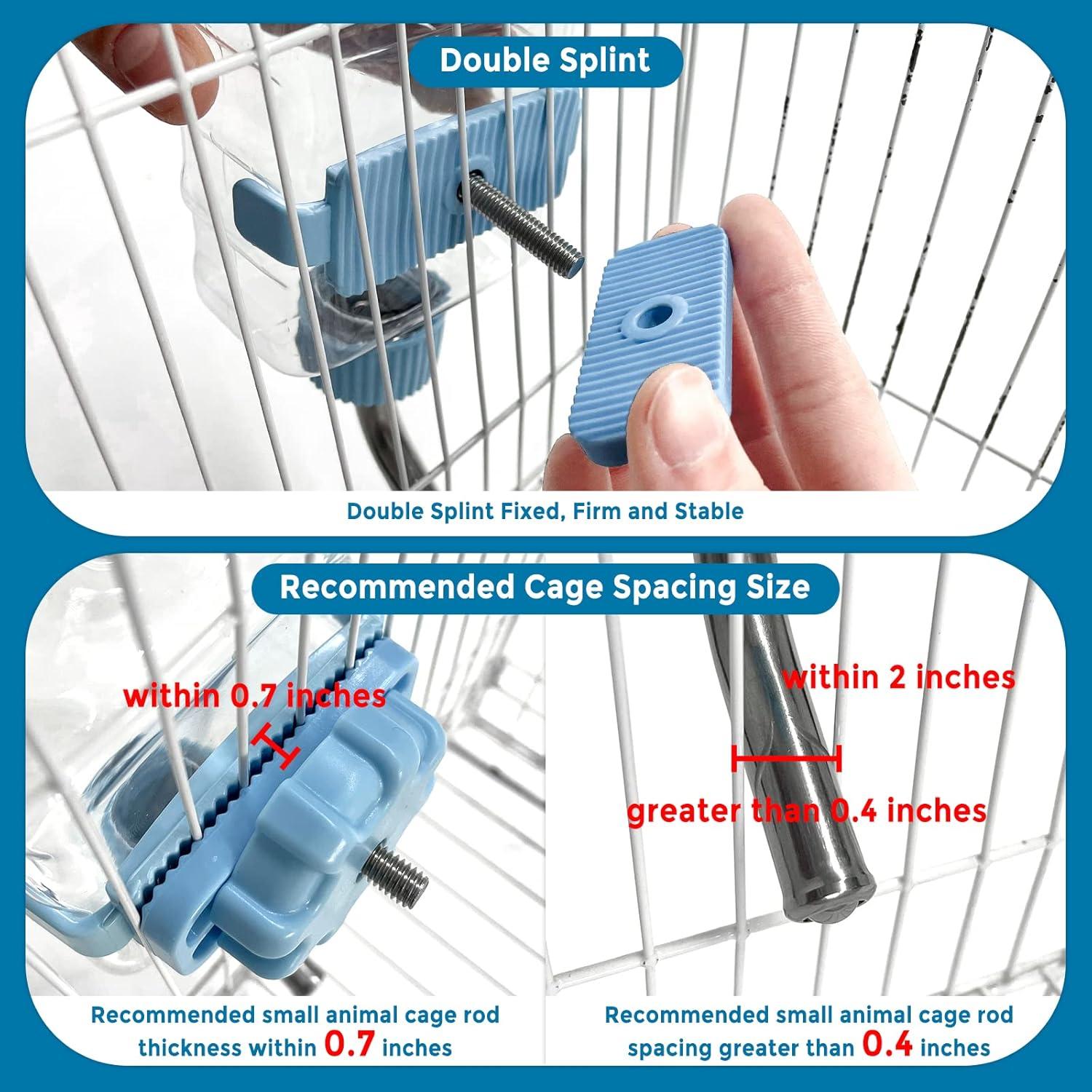 Botella de Agua para Mascotas Pequeñas Vannon 177ml Azul