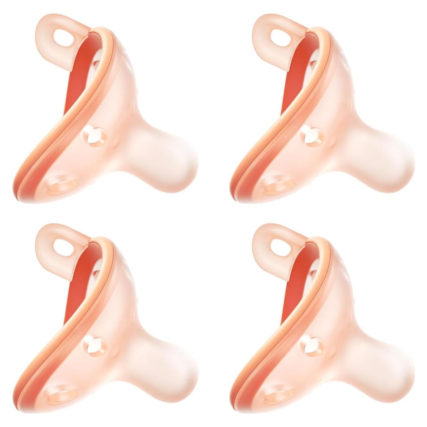 Chupetes de Silicona Suave Garkoko 0-6 meses, 4 Piezas