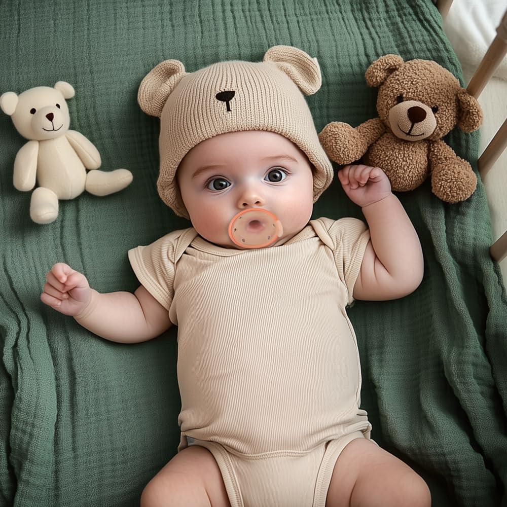 Chupetes de Silicona Suave Garkoko 0-6 meses, 4 Piezas