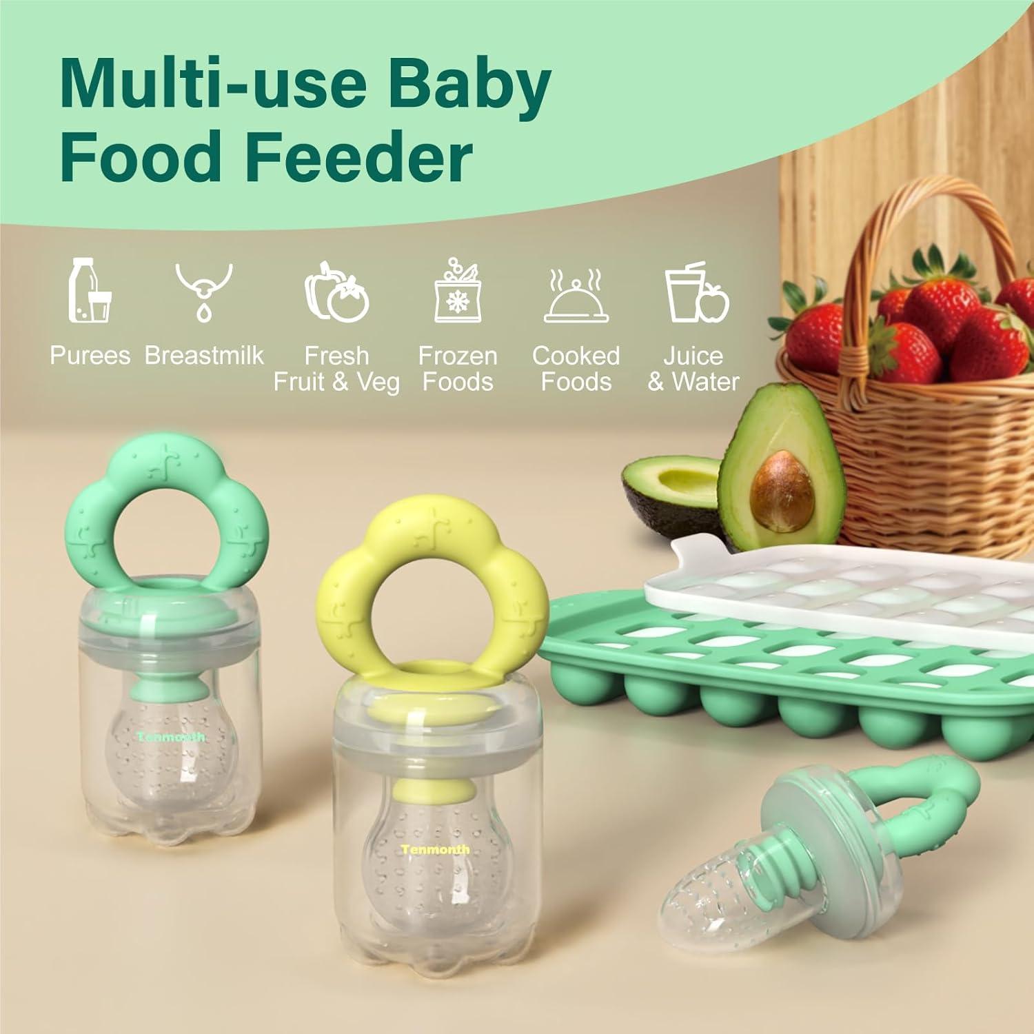 Moldes de Popsicle de Silicona Tenmonth para Bebés - 2 Piezas