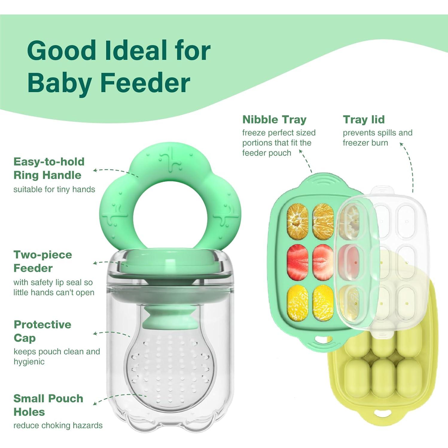 Moldes de Popsicle de Silicona Tenmonth para Bebés - 2 Piezas
