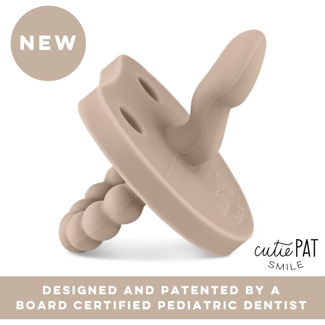 Chupete y Mordedor Ortodóntico Ryan & Rose Duna - Silicona Médica