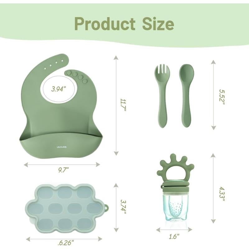 Extractor de Frutas y Alimentos de Silicona + Kit Bebé