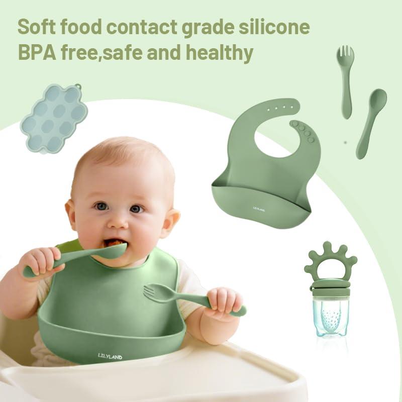 Extractor de Frutas y Alimentos de Silicona + Kit Bebé