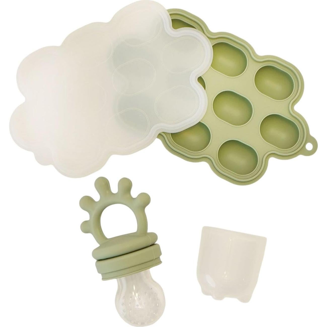 Extractor de Frutas y Alimentos de Silicona + Kit Bebé