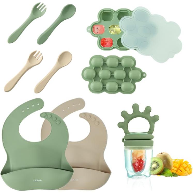 Extractor de Frutas y Alimentos de Silicona + Kit Bebé