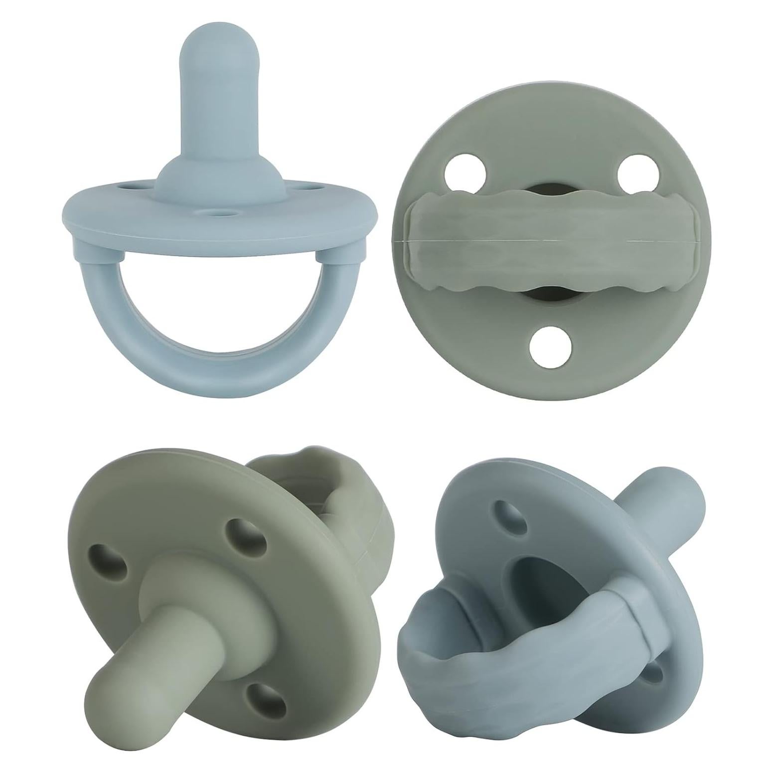 Chupete de Silicona Grado Alimenticio TG1104 - Paquete de 4