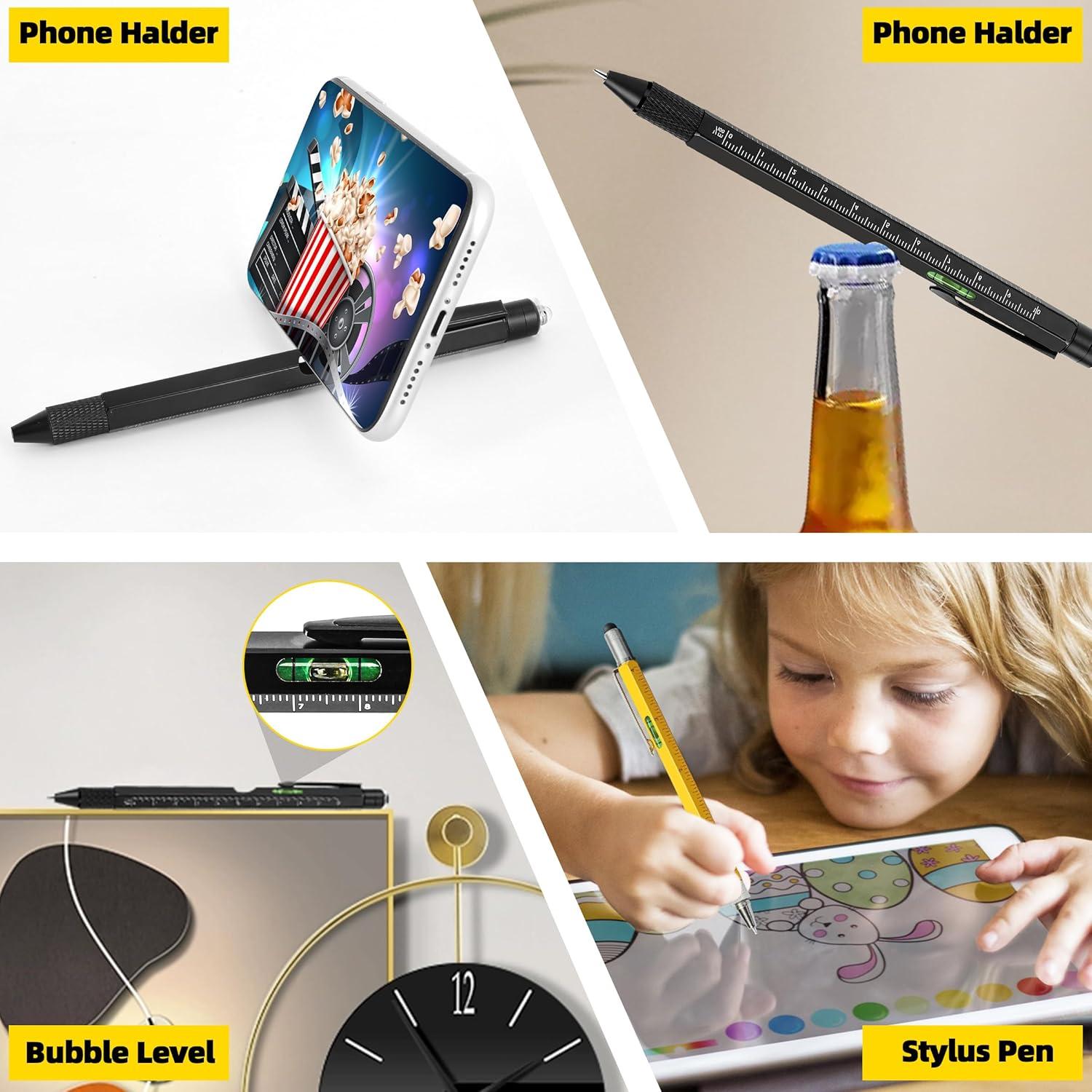 Bolígrafo Multiherramienta DAIKOYE 10 en 1 Regalo Papá