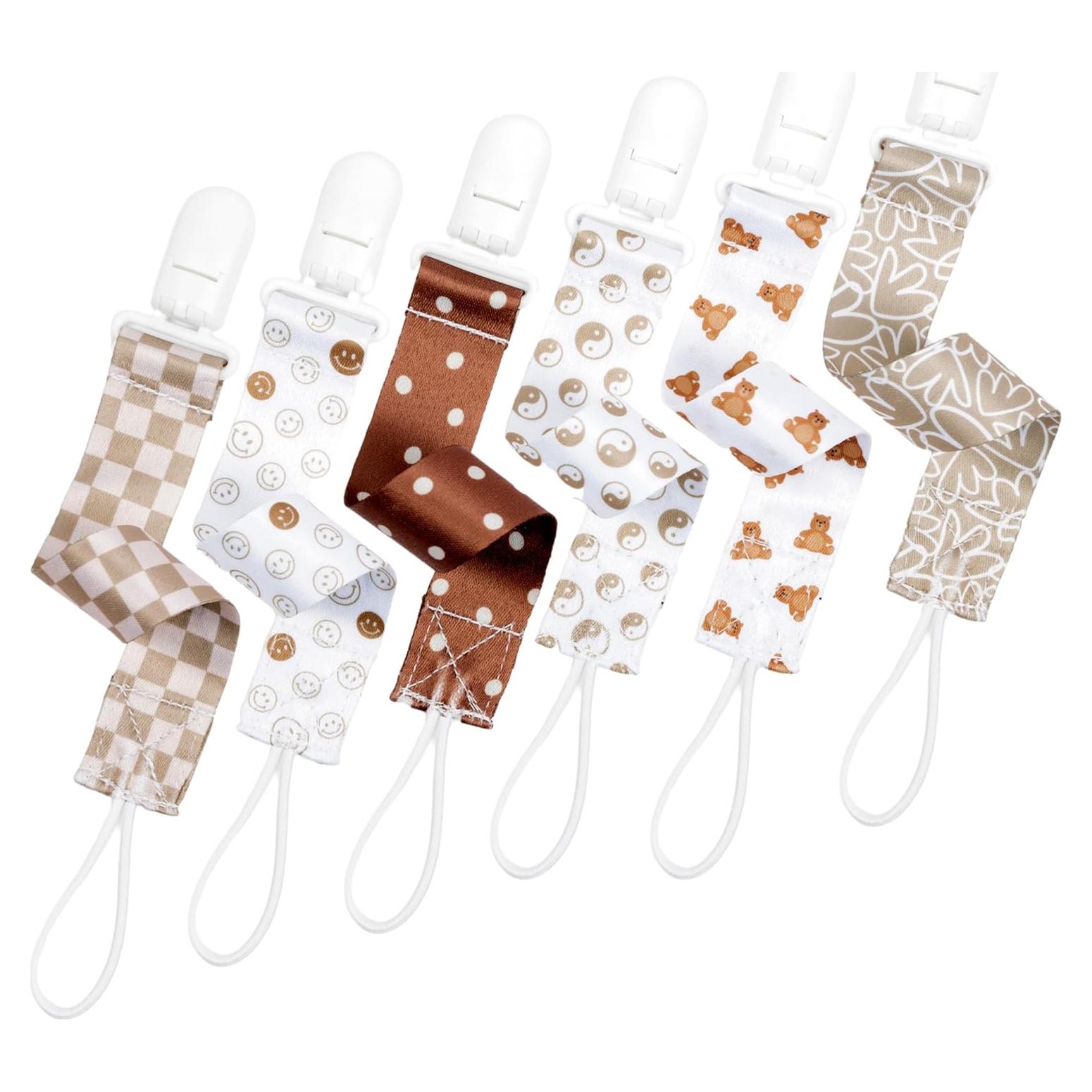 Juego de Clips para Chupete BUNNYBEE - 6 Unidades Unisex