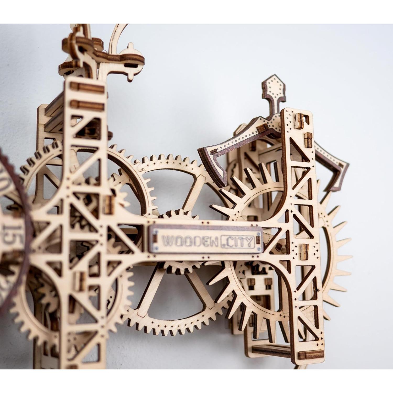 Reloj de Pared Steampunk de Madera - Kit 3D Mobimods