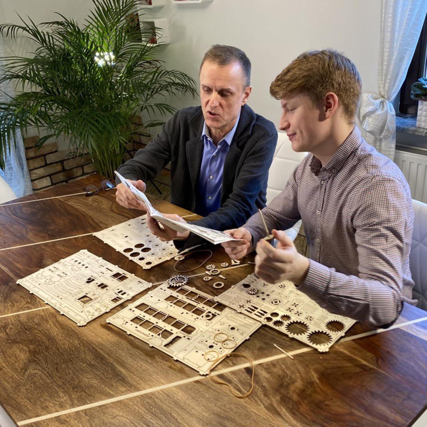 Reloj de Pared Steampunk de Madera - Kit 3D Mobimods