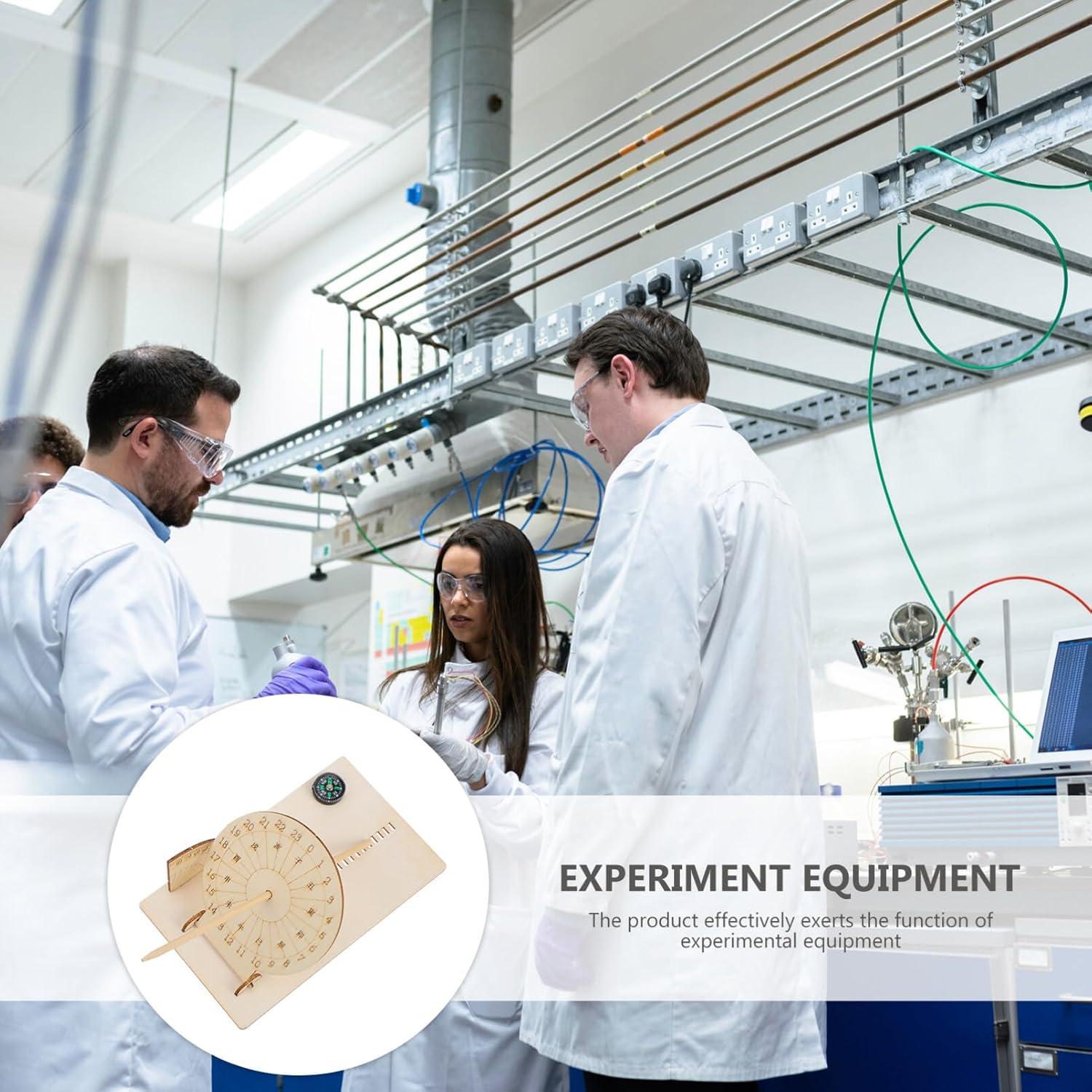 Reloj de Sol de Madera Baluue 16x10 cm Kit Educativo