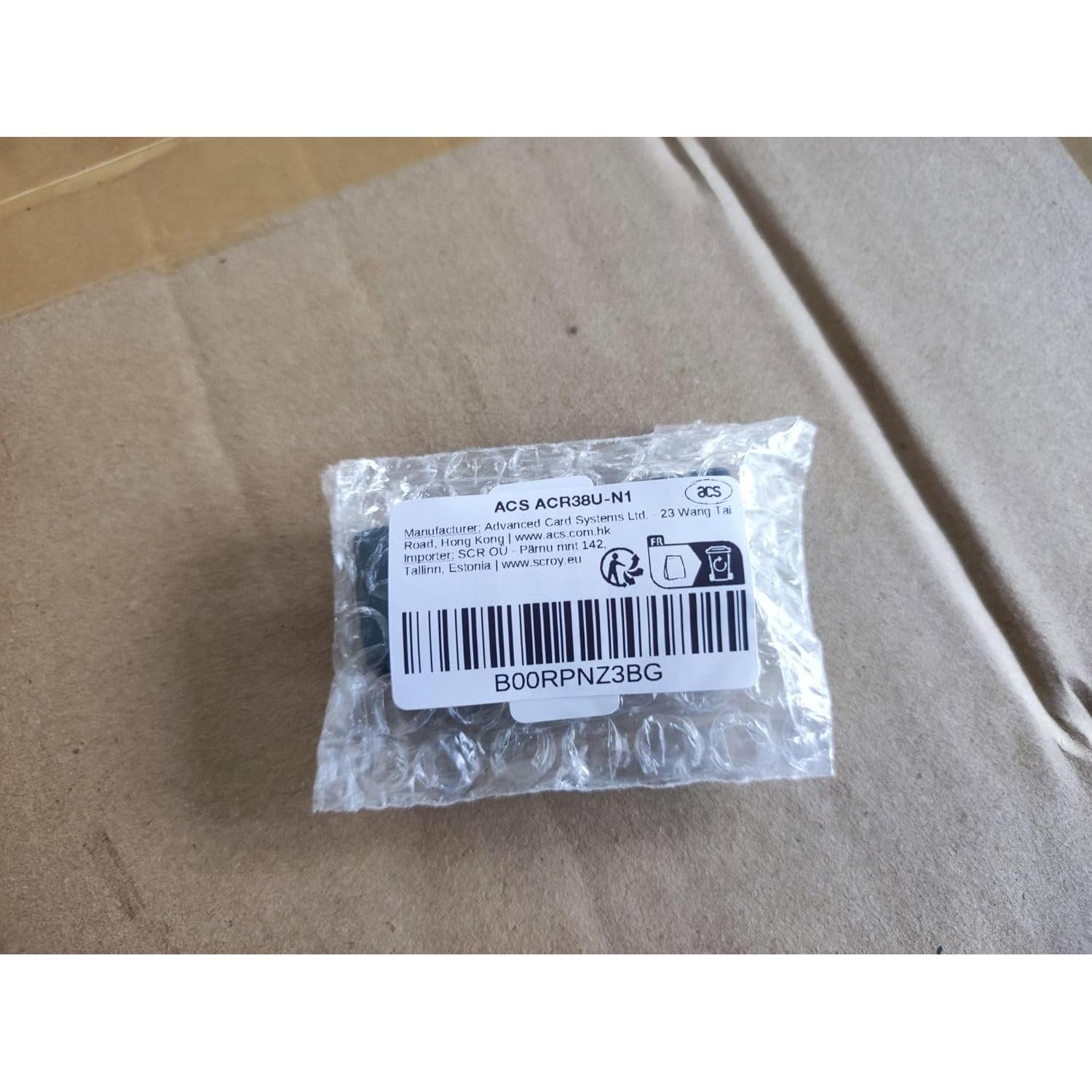 Lector de Tarjetas Inteligentes ACR38U-N1 Advanced Card Systems Negro