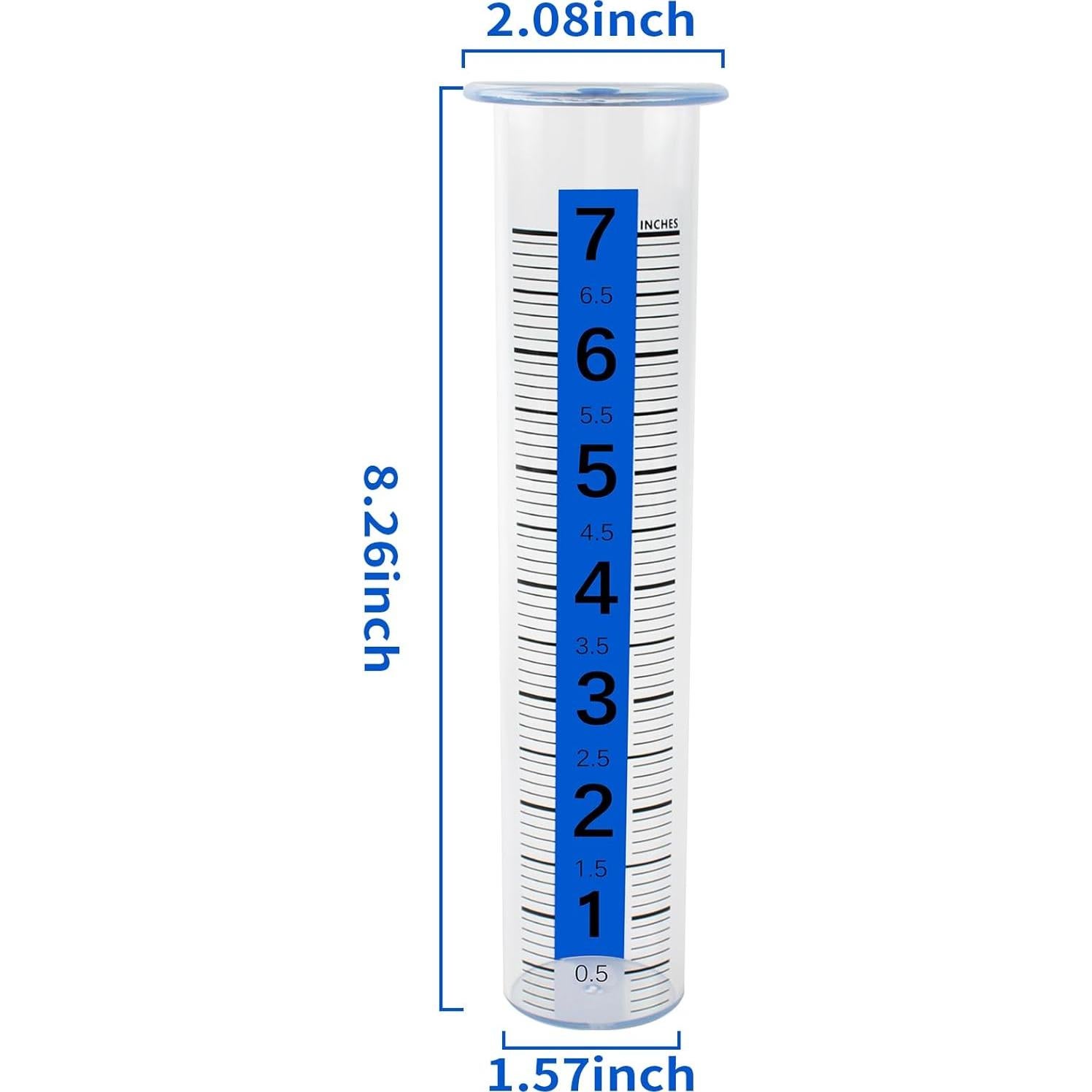 Tubo de Reemplazo Pluviómetro TBWHL 21 cm Plástico Resistente