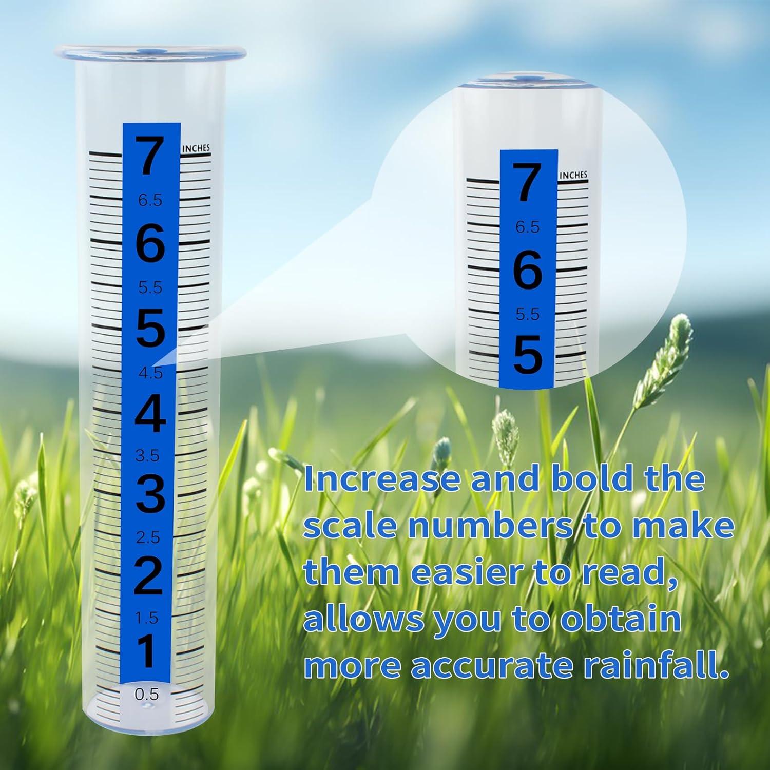 Tubo de Reemplazo Pluviómetro TBWHL 21 cm Plástico Resistente
