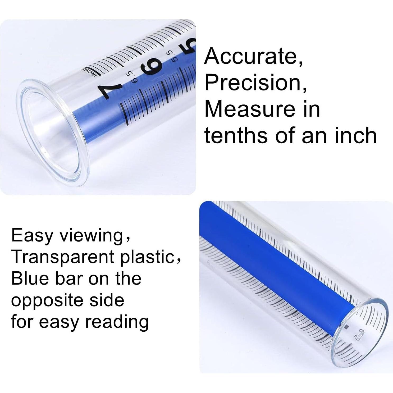 Cilindro de Pluviómetro de Reemplazo HZENGART 21cm 2pcs