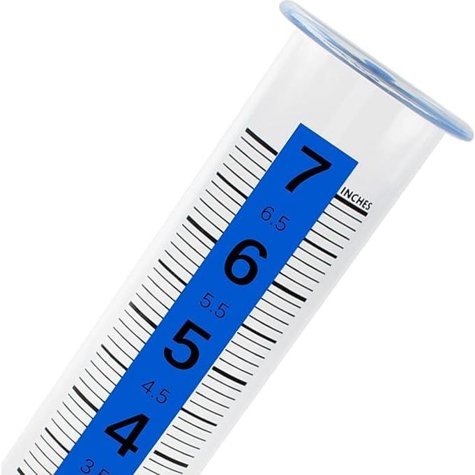 Cilindro de Pluviómetro de Reemplazo HZENGART 21cm 2pcs