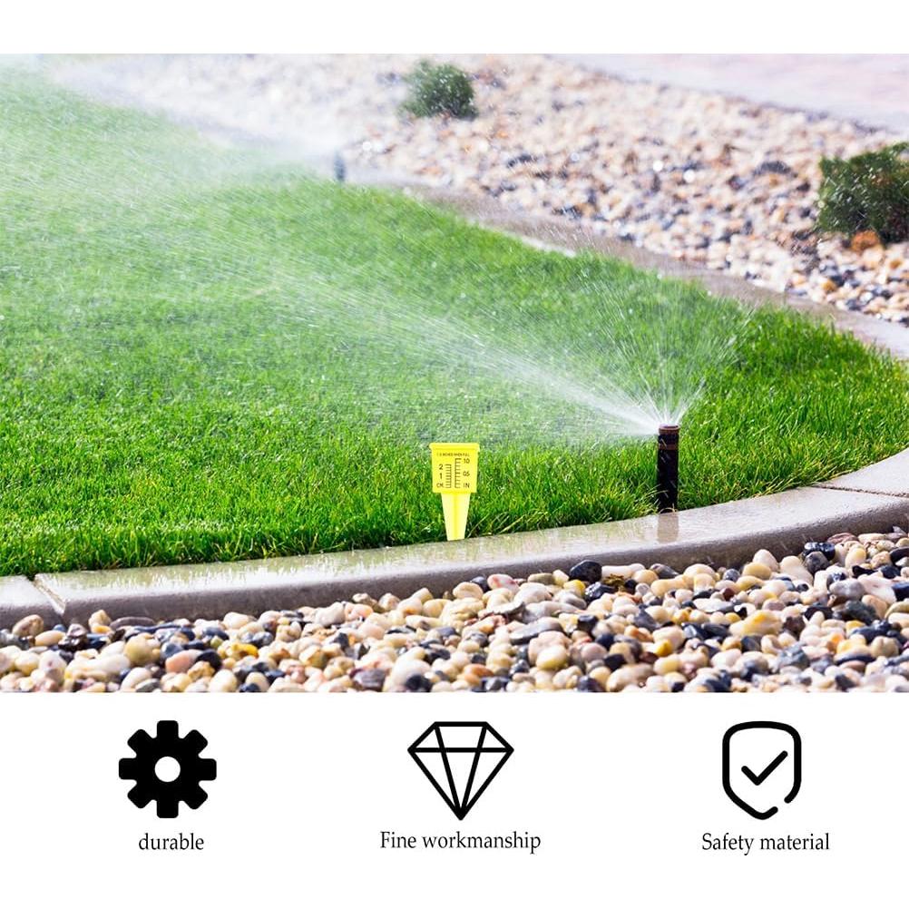 Pluviómetro DOITOOL 4Pack 13.4x4.7 cm para Jardín y Césped