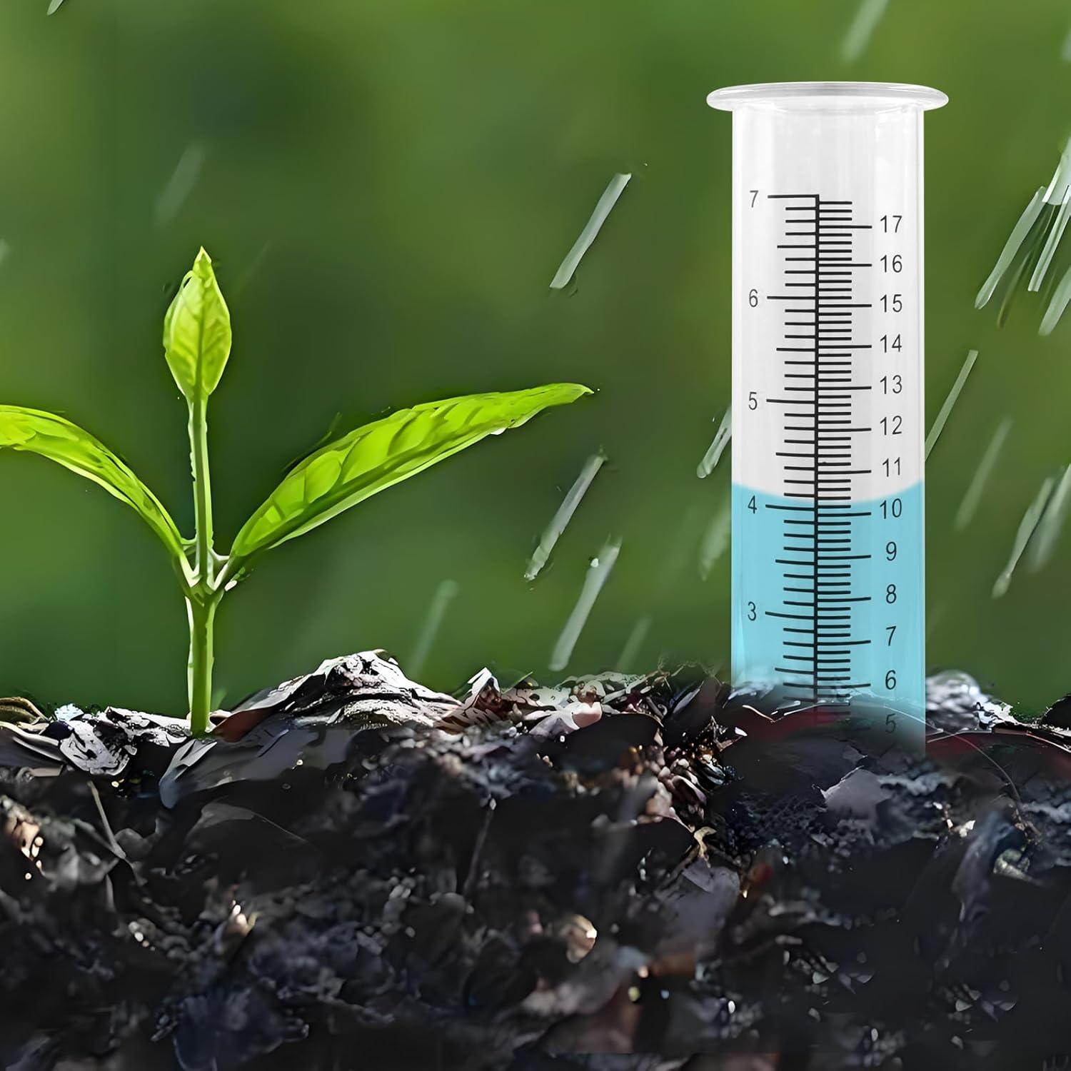 Tubo de Reemplazo para Pluviómetro de Plástico Zorveiio 2 Pcs