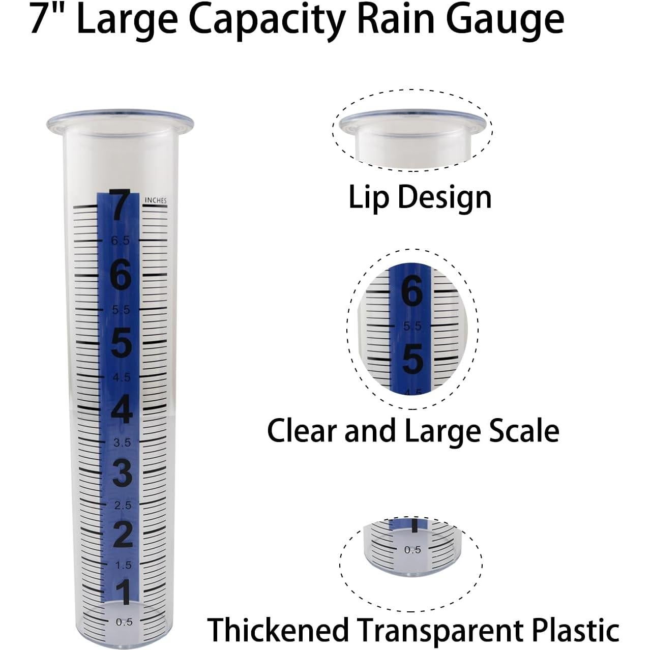 Tubo de Reemplazo para Pluviómetro BLLNDX 21x4.2x5.7cm