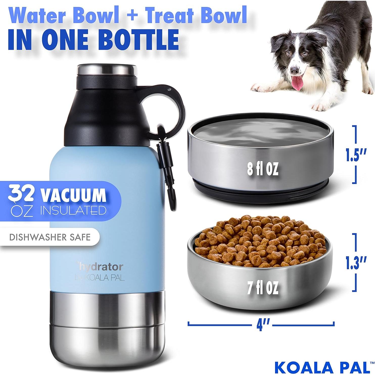 Botella de Agua Portátil para Perros KOALA PAL 32oz Azul
