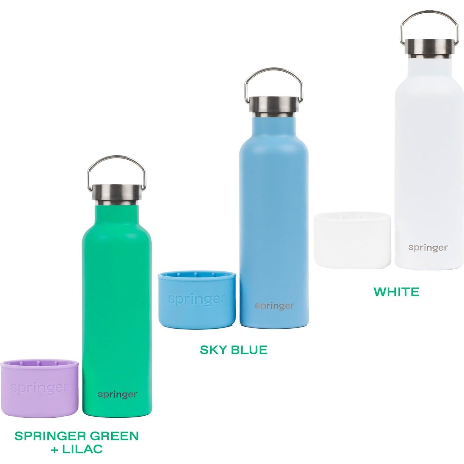 Botella de Agua Aislada Springer 710ml para Perros y Dueños