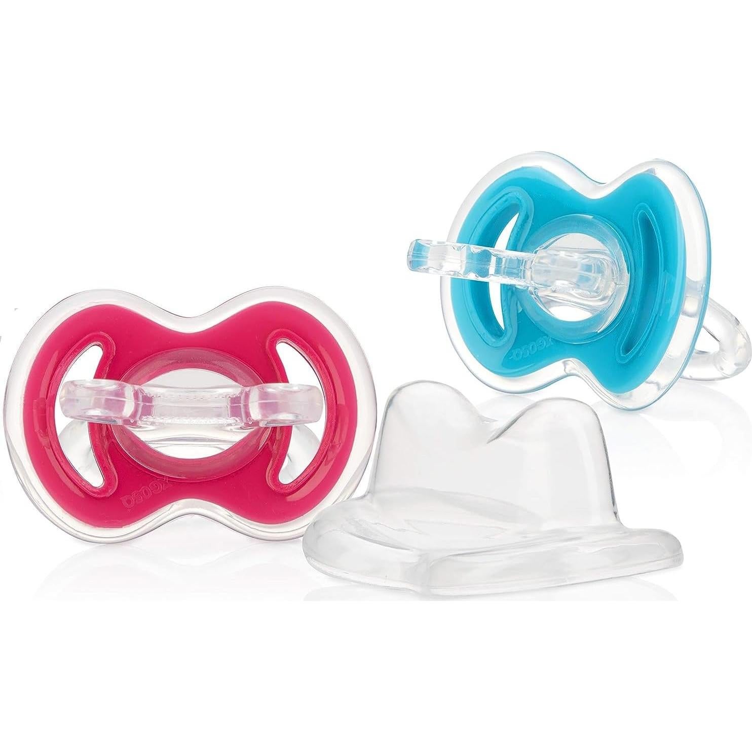 Mordedores Chupetes Nuby Gum-EEZ 2-Pack Silicona Médica