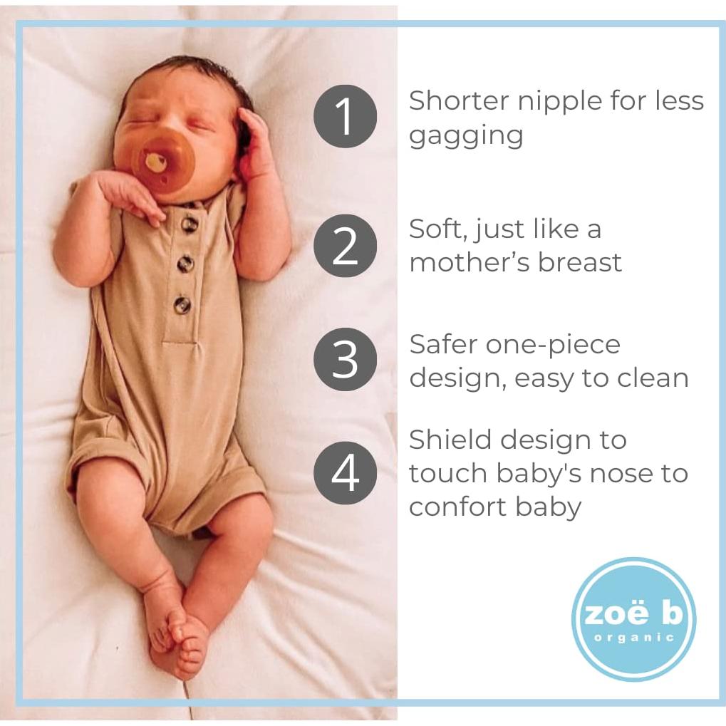 Chupete para Bebés Prematuros Simply Rubber - 100% Caucho Natural