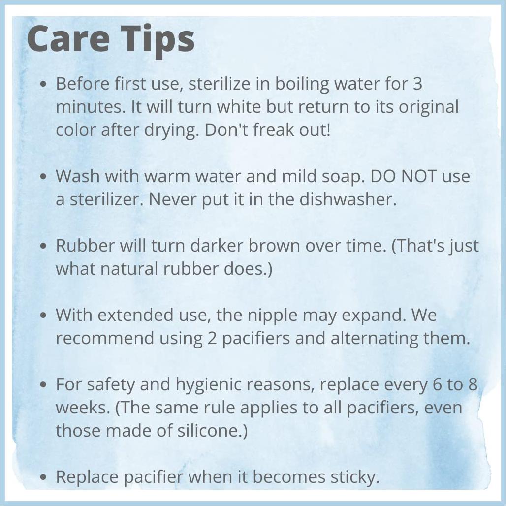 Chupete para Bebés Prematuros Simply Rubber - 100% Caucho Natural