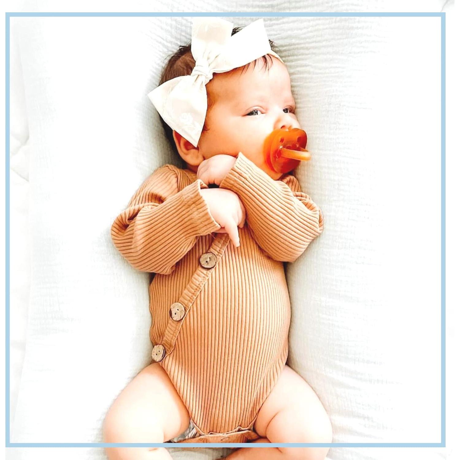 Chupete de Goma Natural Ortodóntico Corazón 0-6 meses