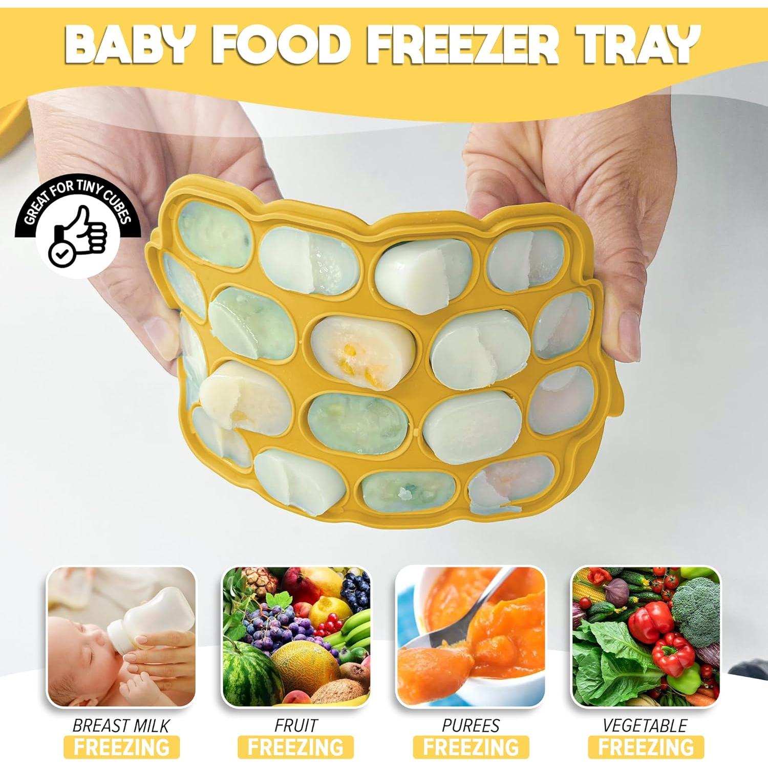 Moldes de Popsicle de Silicona O'doe para Bebés + 2 Alimentadores