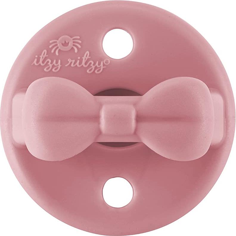 Chupetes Ortodónticos Itzy Ritzy Silicona 0-6 Meses - 2 Piezas