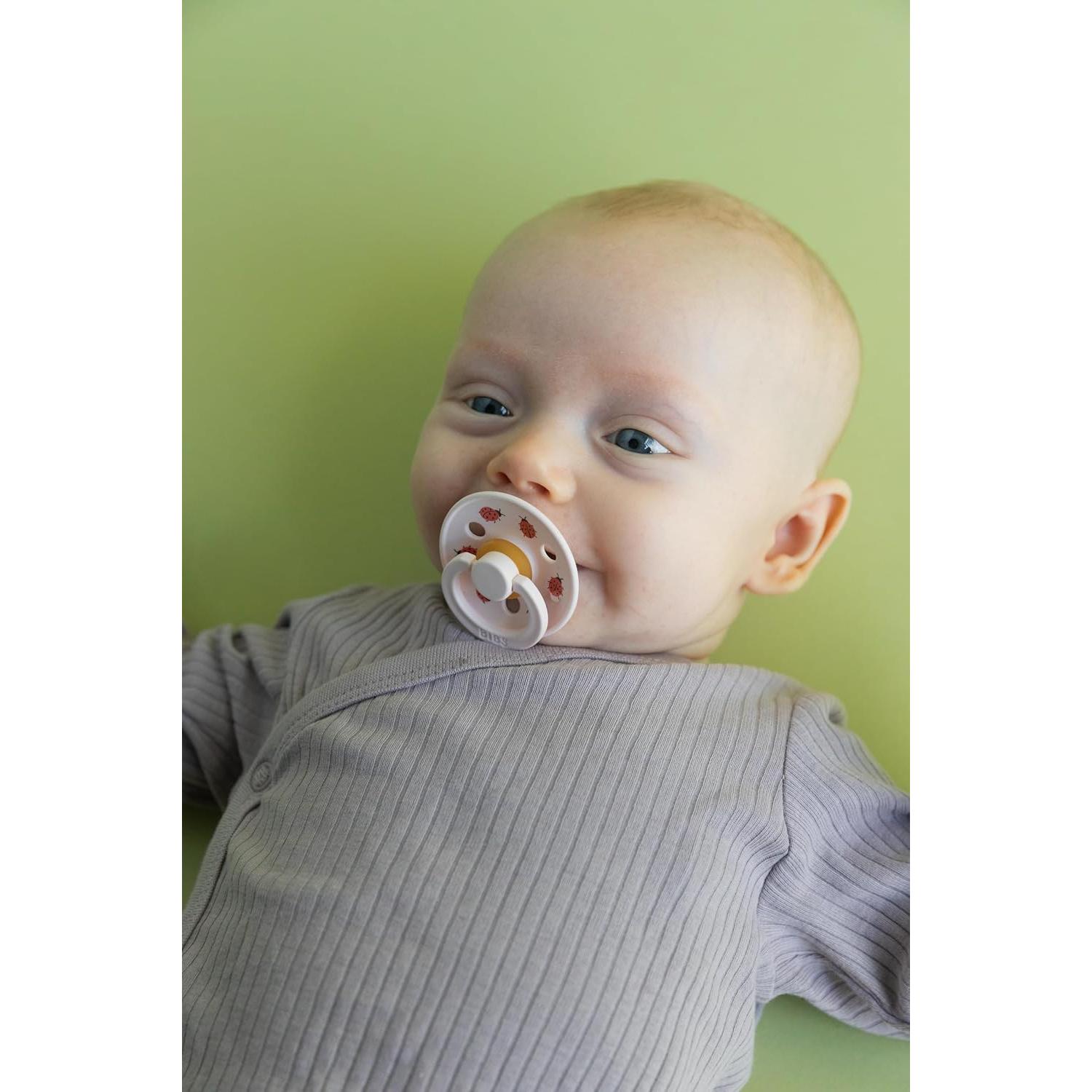 Chupete BIBS Colour Studio 2-Pack Láttex Natural 0-6 Meses