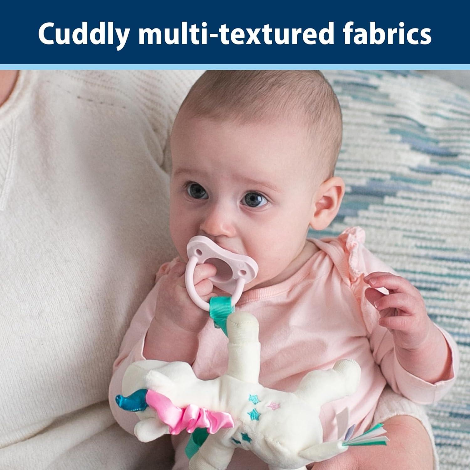 Portachupetes y Mordedores Dr. Brown Unicornio 0-6m Silicona