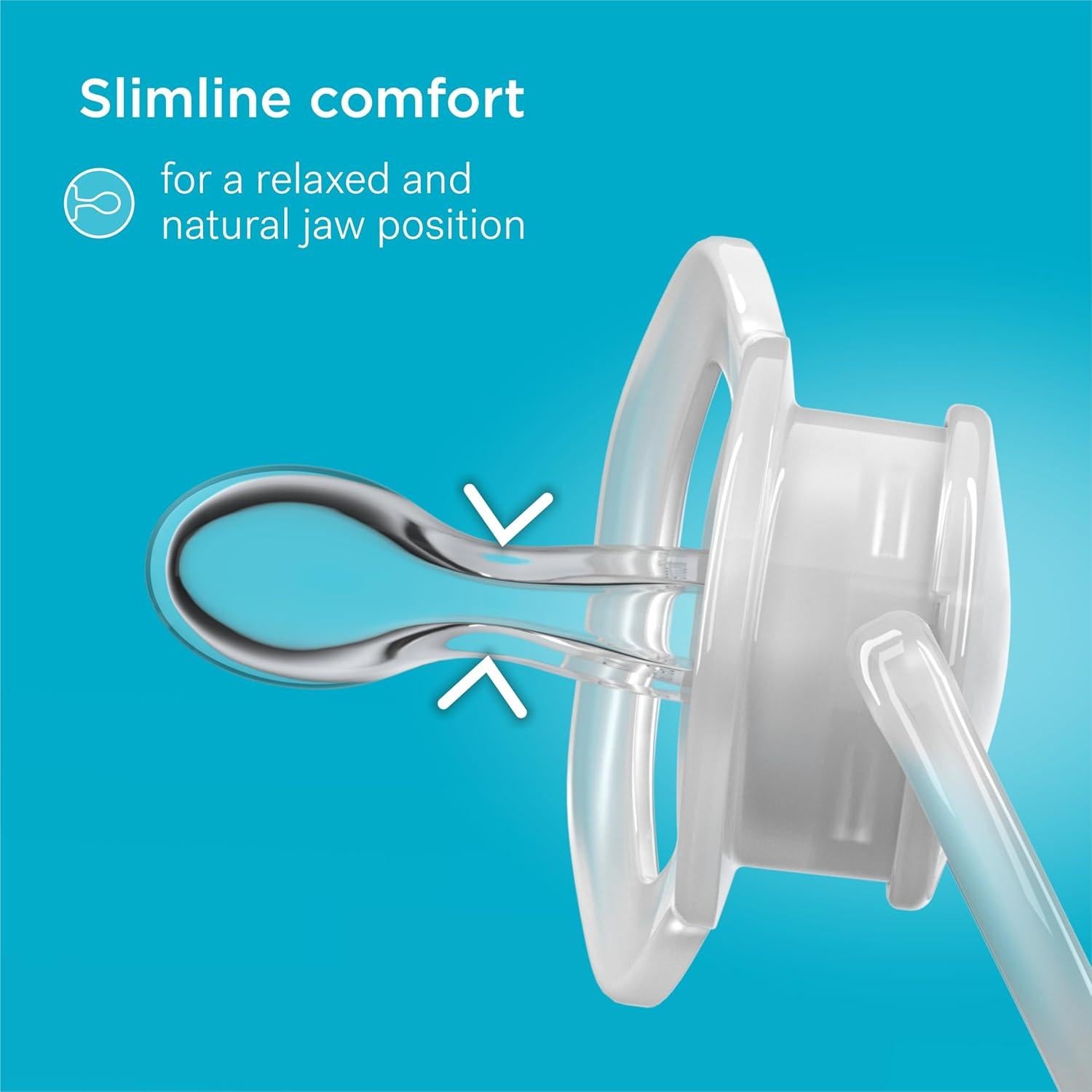 Chupete Smilo Baby Ortodóntico 9+ Meses - Paquete de 3 Silicona