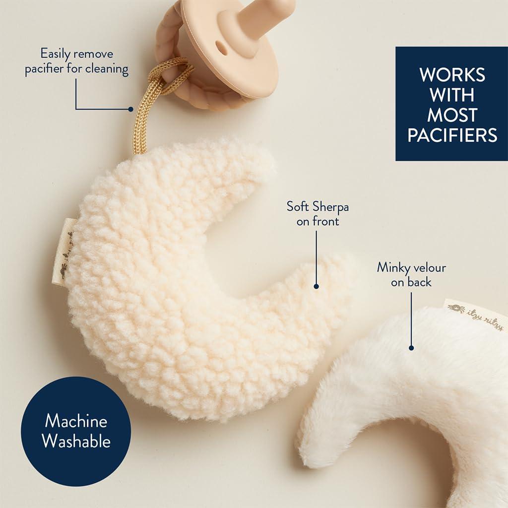 Conjunto Chupete y Manta Itzy Ritzy Luna Desmontable 0+ Meses