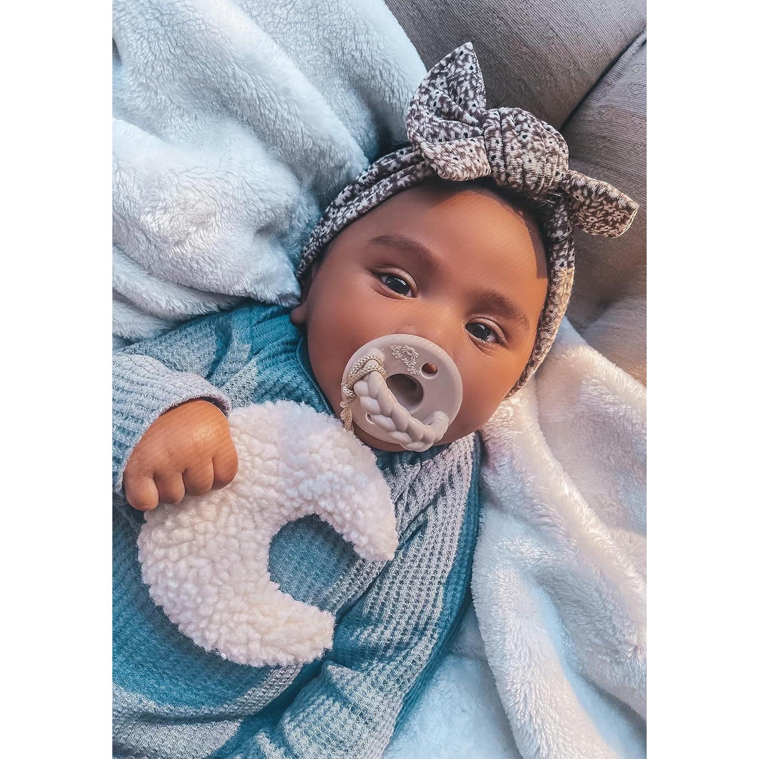 Conjunto Chupete y Manta Itzy Ritzy Luna Desmontable 0+ Meses