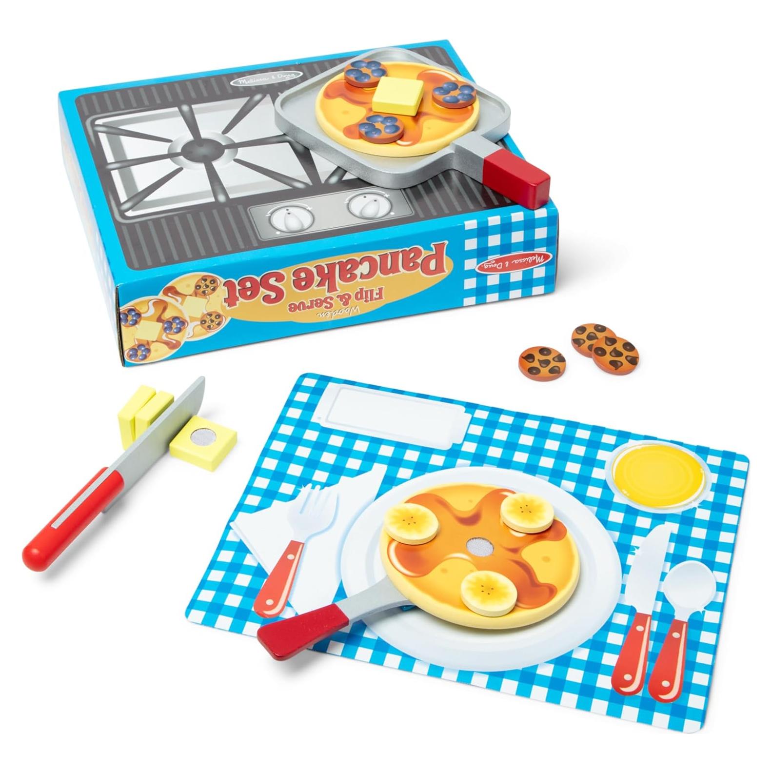 Juego de Pancakes de Madera Melissa & Doug - 19 Piezas
