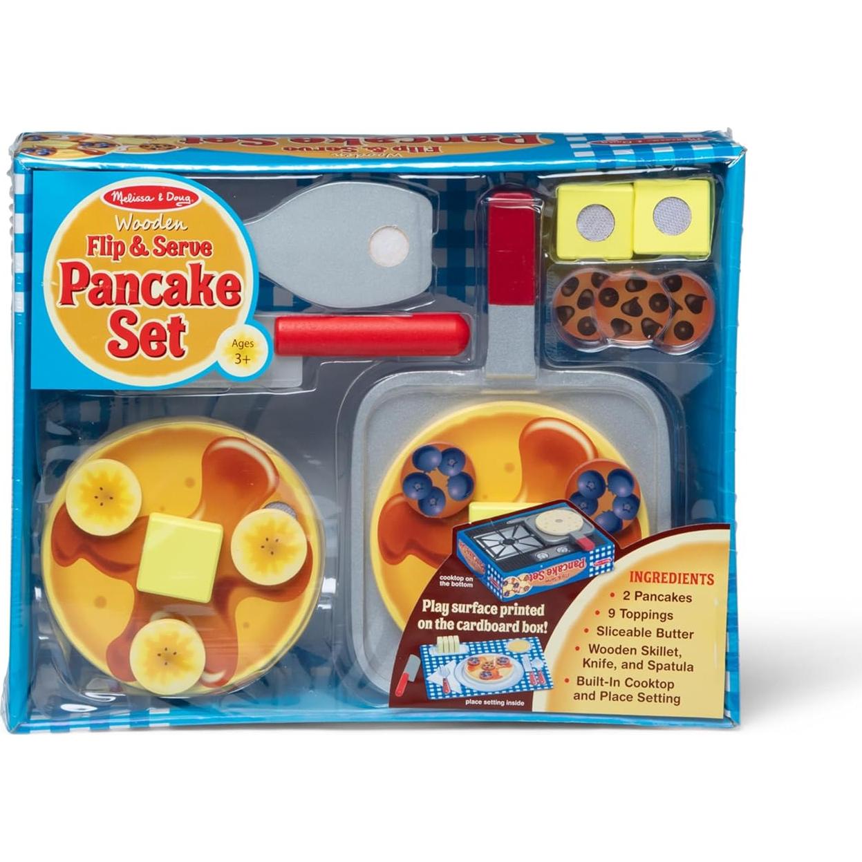 Juego de Pancakes de Madera Melissa & Doug - 19 Piezas